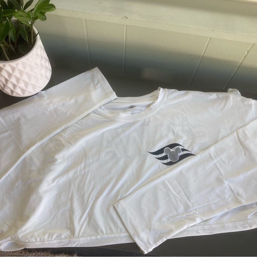Disney Cruise Line Spirit Jersey Sun Shirt/Rash Guard- Medium